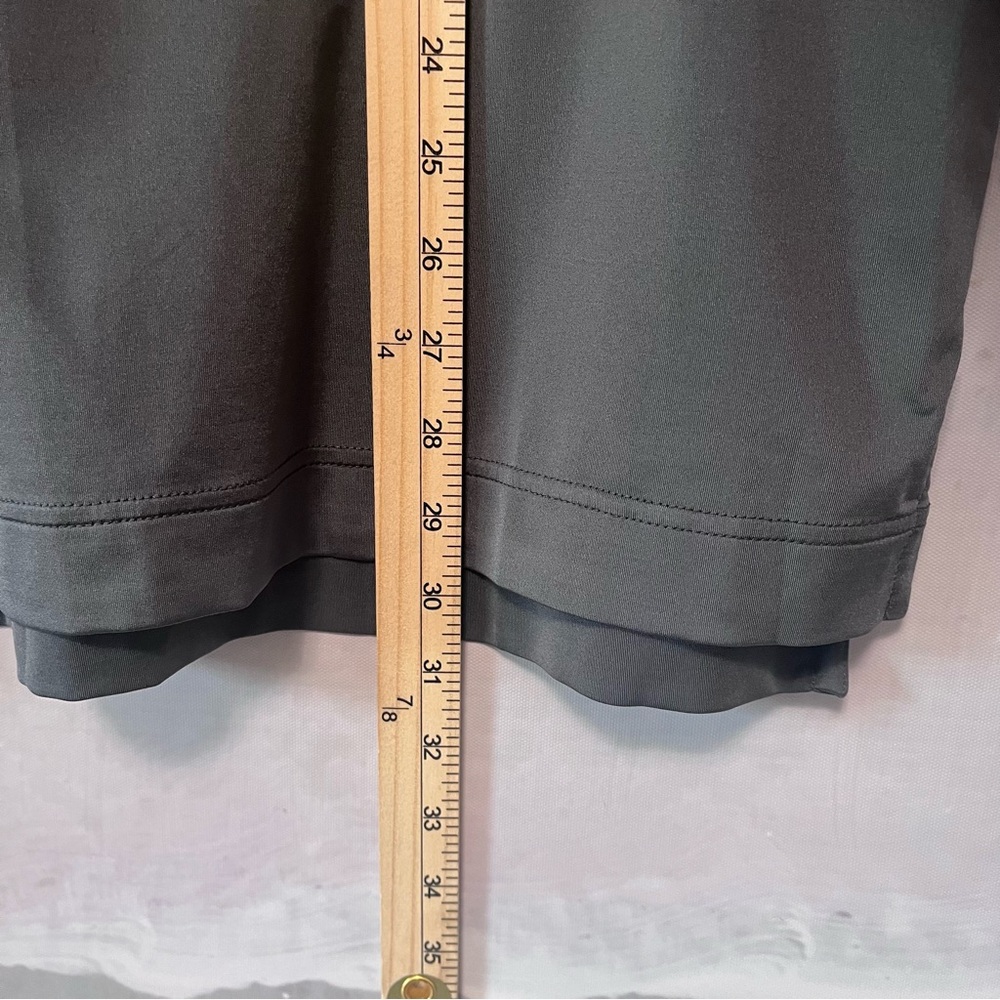 FootJoy Polo Golf‎ Shirt Men's M Gray Color Block Stripe Athletic Performance - Picture 12 of 14